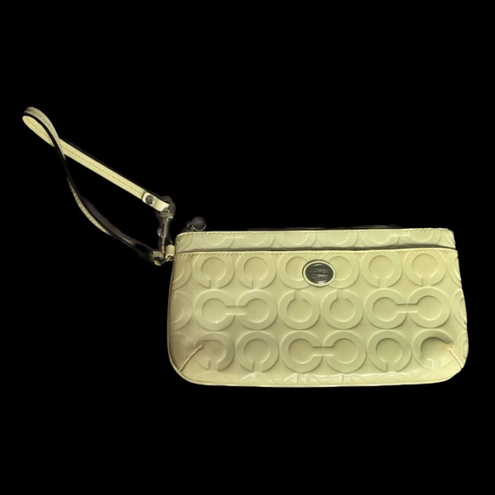 Coach Peyton Embossed Wristlet Wallet